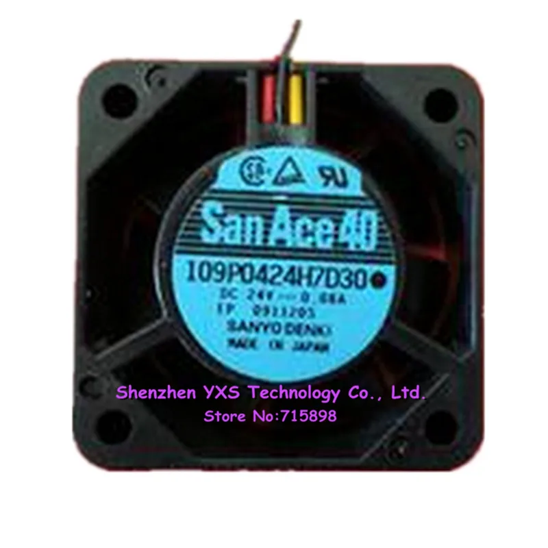 109P0424H7D30 DC 24V 0.08A 4015 4 см 40*40*15 мм 3 провода Компьютер Вентилятор охлаждения|fan fan|fan