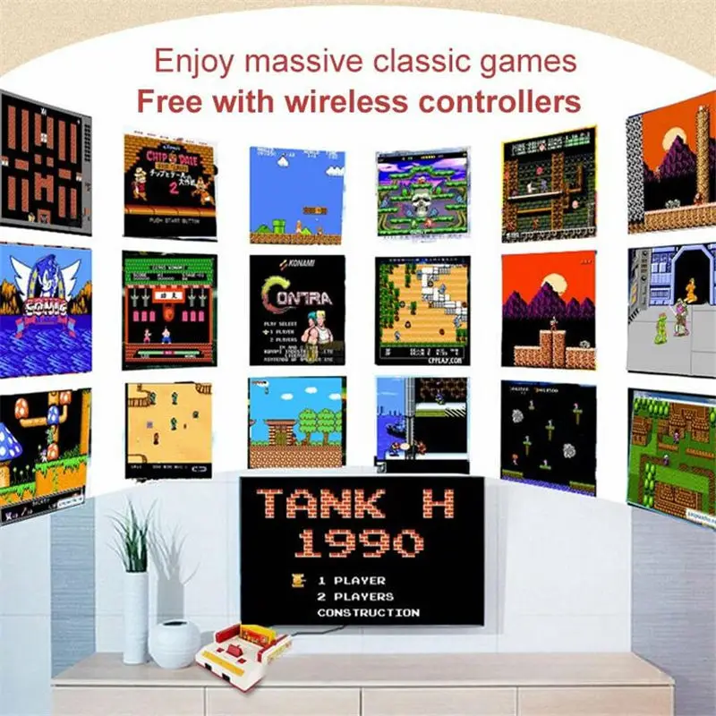 Новинка для игровой консоли FC 8bit Nes Классический плеер с 268 бесплатными играми HDMI