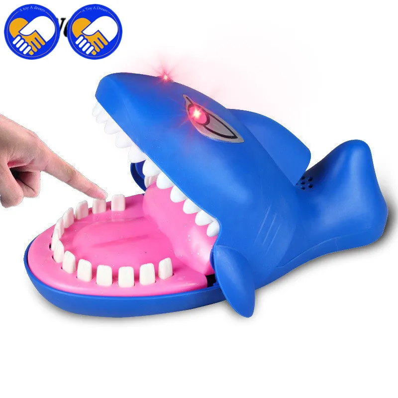 Игрушка мечты Забавные игрушки акула бульдог крокодил стоматолог кусает за