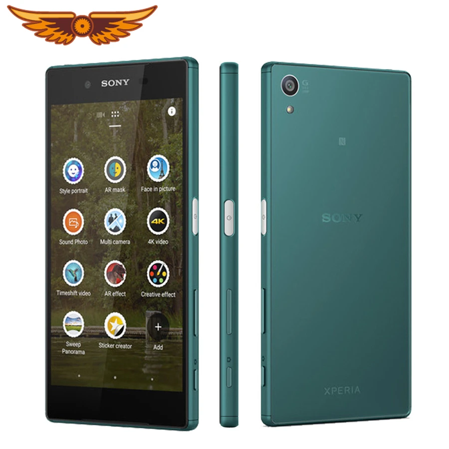 Оригинальный разблокирована Sony Xperia Z5 E6683 Octa Core 5 2 дюймов 3 ГБ + 32 Гб Две сим карты