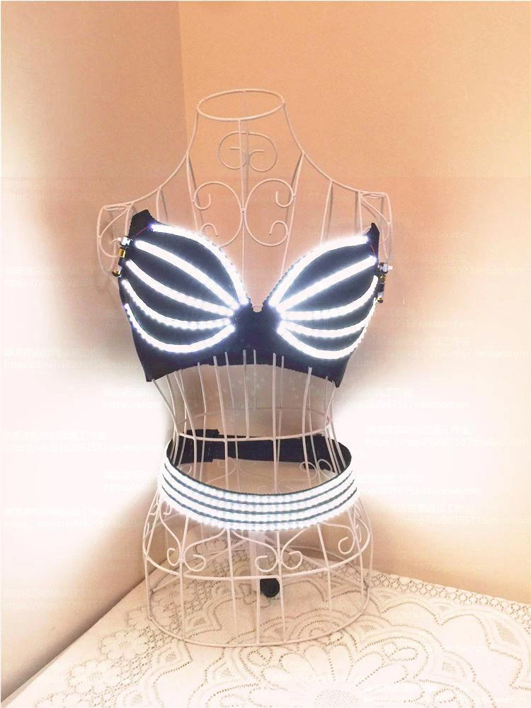 

Costumes Nightclub Bar Clubwear Led Bra Led Costume Light-up Bra