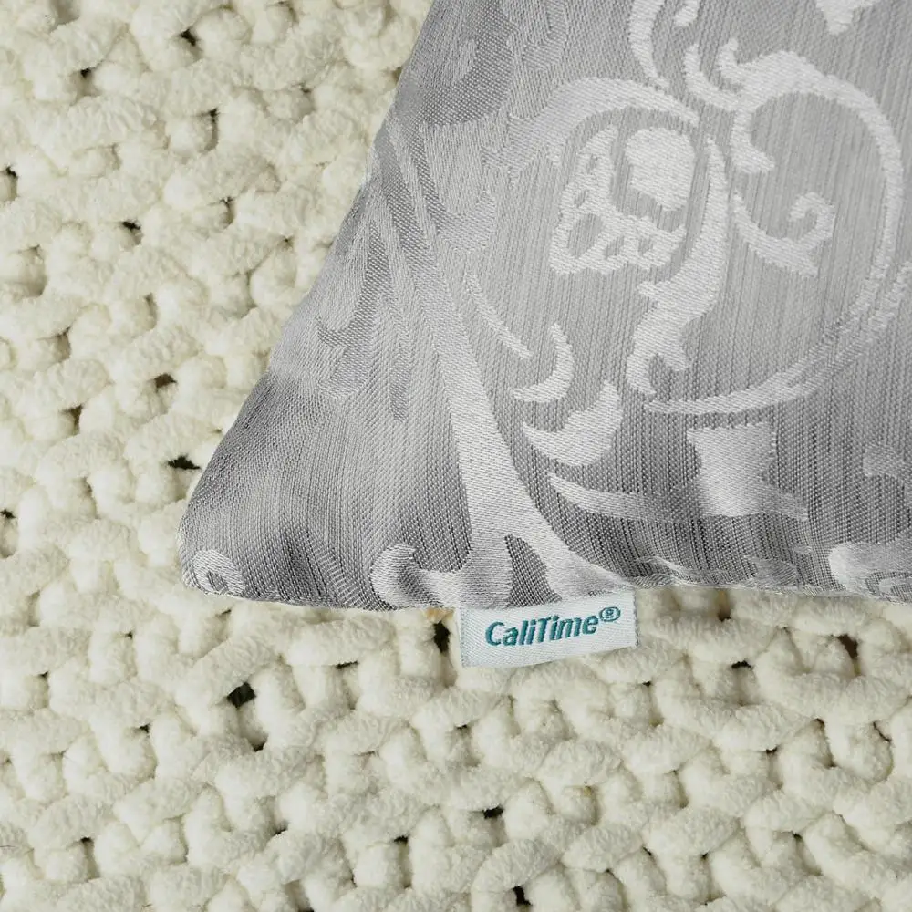 CaliTime упаковка из 2 чехлов для подушек украшения дома винтажный дамасский