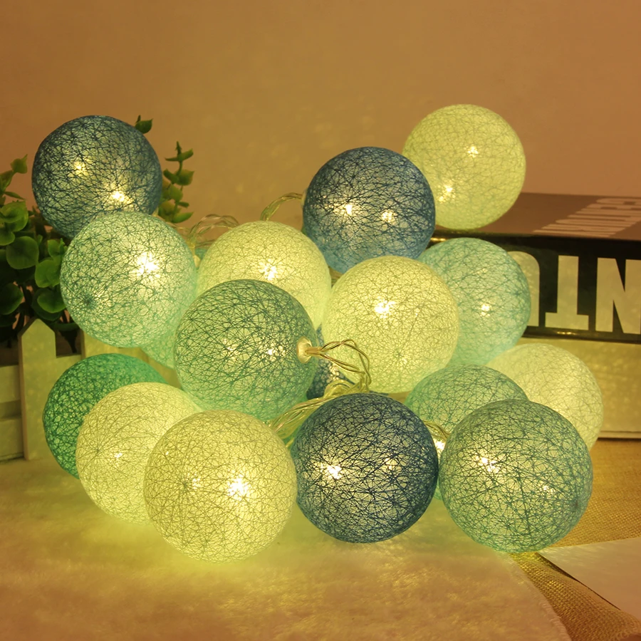 СВЕТОДИОДНАЯ Гирлянда в виде хлопковых шариков 3 м 2018|led cotton ball light|cotton lightled |