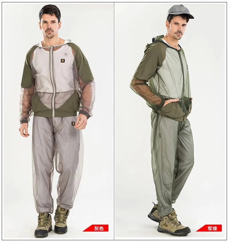 Бесплатная доставка костюм для рыбалки защиты от комаров комплект одежды