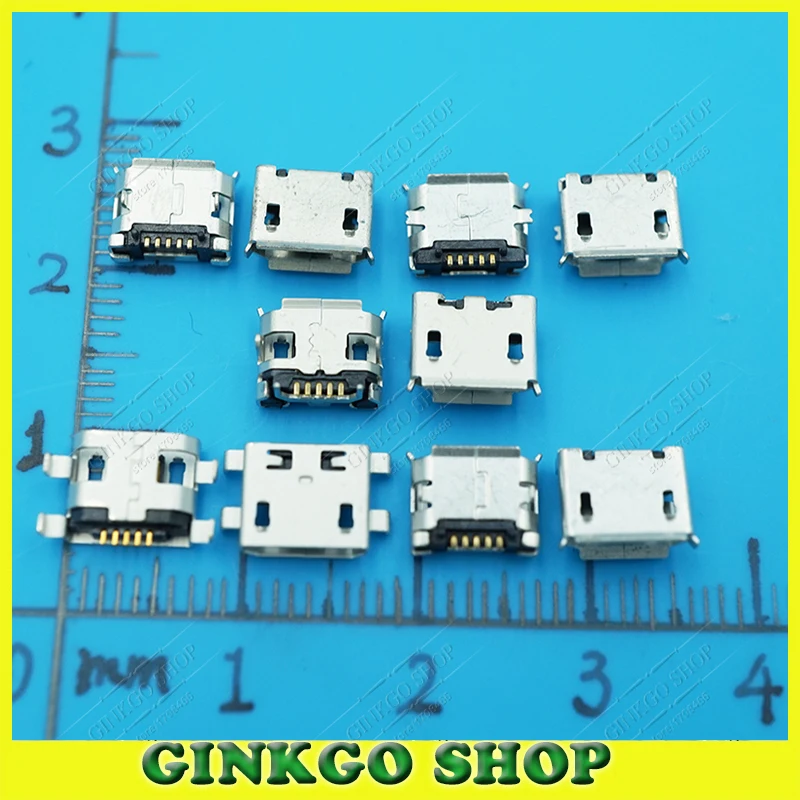 100 шт./лот 5 моделей Micro USB 5P контактный разъем для зарядки|socket connector|jack connectorjack jack |