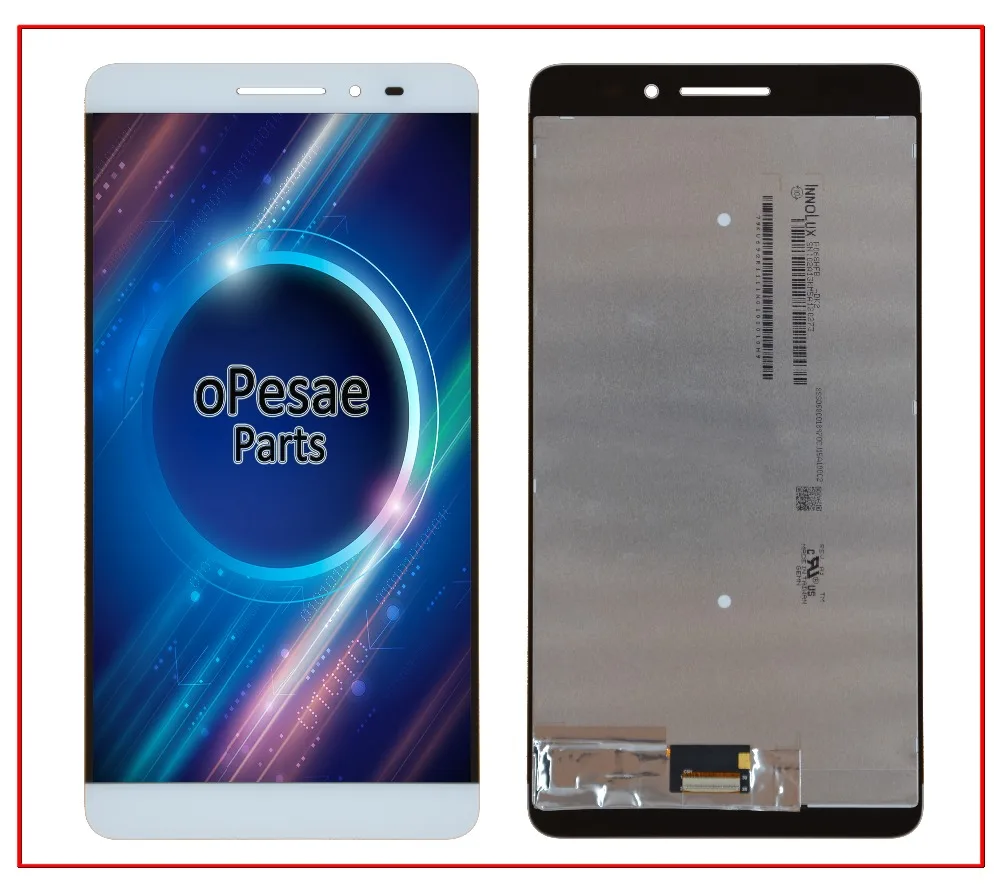 OPesea для lenovo Phab плюс PB1-770N PB1-770M PB1-770 полный ЖК-дисплей Дисплей Панель Сенсорный экран планшета Стекло в сборе с рамкой