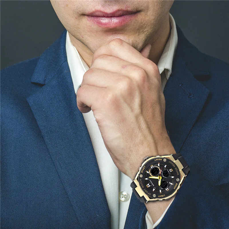 

Lancardo Sport Watch Men Top Brand Luxury Famous Electronic LED Digital Wrist Watches For Men Male Clock Reloj De Los Hombres