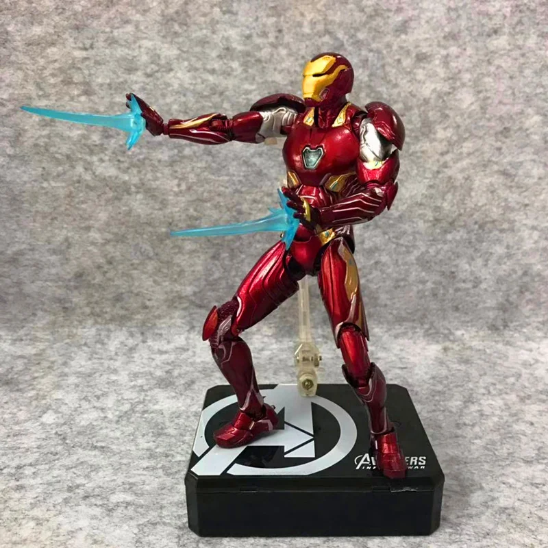 Фигурка Marvel MK50 Deluxe Edition Железный человек передвижная шарнирная фигурка игрушки