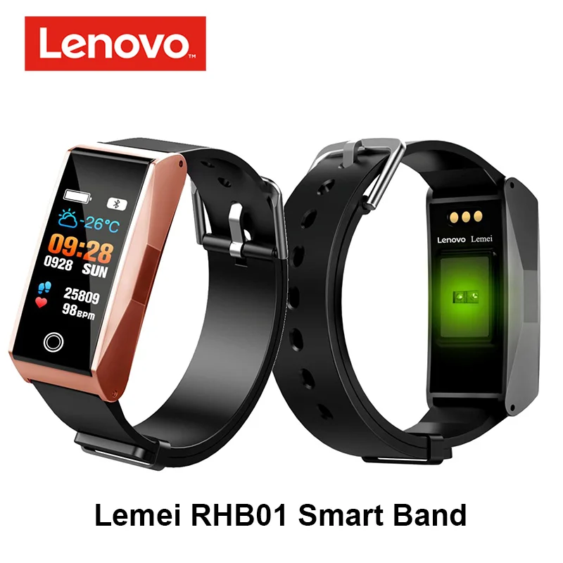 Смарт браслет Lenovo Lemei RHB01 водонепроницаемый смарт с пульсометром спортивный