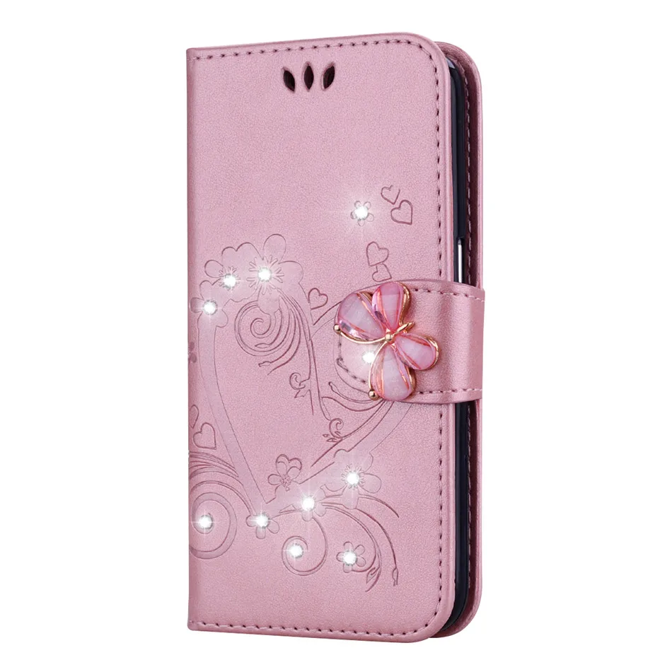 Rose Gold DZ Роскошные Чехлы со стразами для samsung Galaxy S9 S8 Plus S7 S6 Edge S5 j3 j5 j7 США Европейская версия ретро откидная крышка D23Z - Цвет: Rose Gold DZ