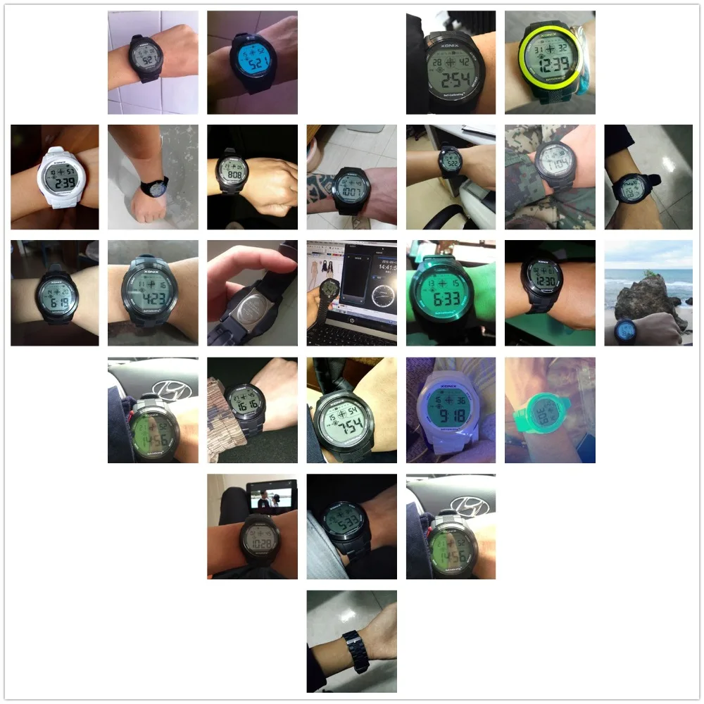 Brand Self Calibrating Internet Women Sport Watches 100M Waterproof Radio Wave Digital Watch Montre Homme | Наручные часы