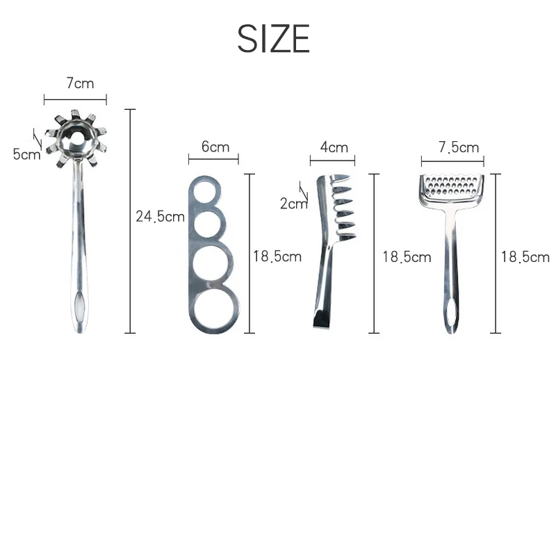 YEATION Home 4 шт. паста инструменты Совок измерительный инструмент сыра протирать