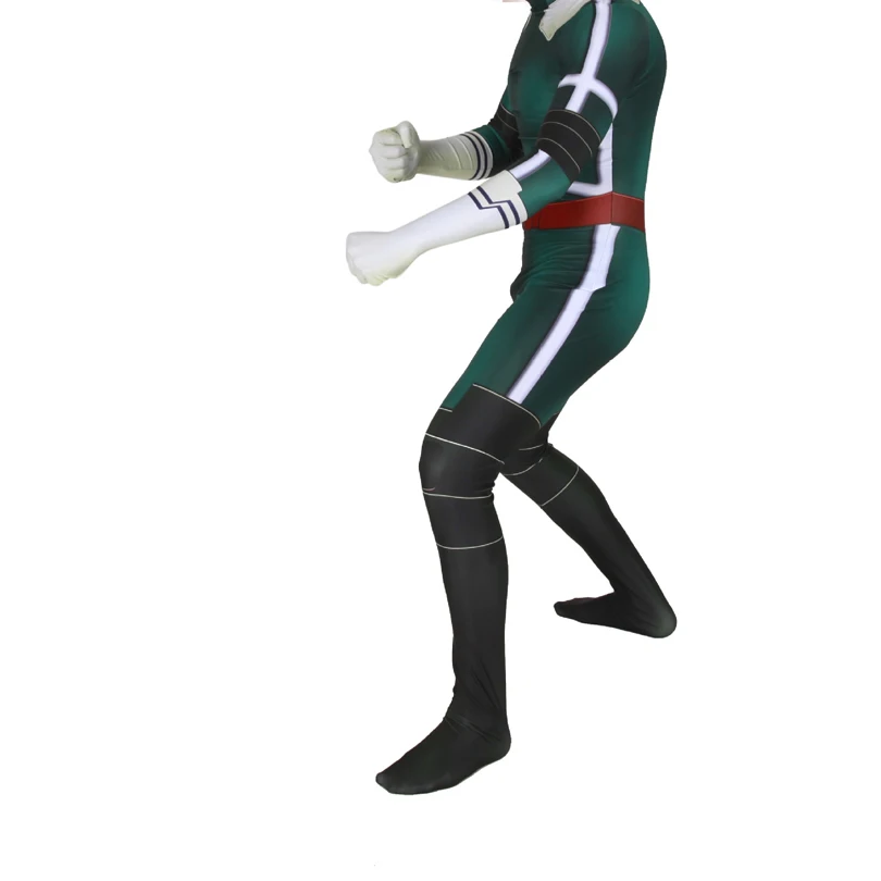 My Boku no Hero Academy Midoriya izku Deku, косплей костюм для мужчин и женщин, комбинезон из спандекса, костюм зентай на Хэллоуин, Рождество