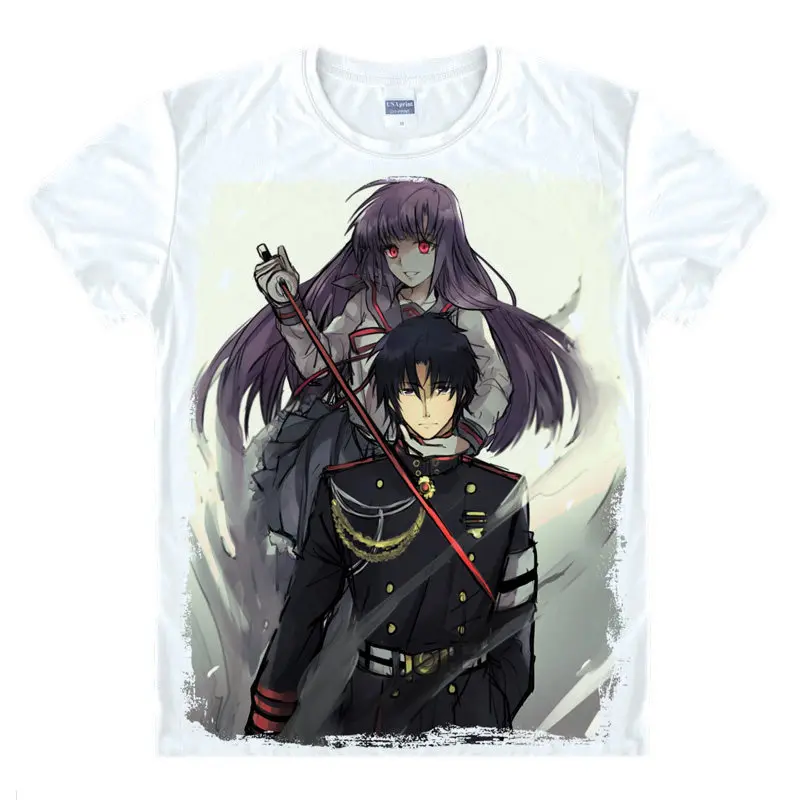 Seraph of the end T-Shirt Guren Ichinose Shirt Man t-shirts Anime Products cute style women summer t-shirt Girl Action Figures A | Мужская
