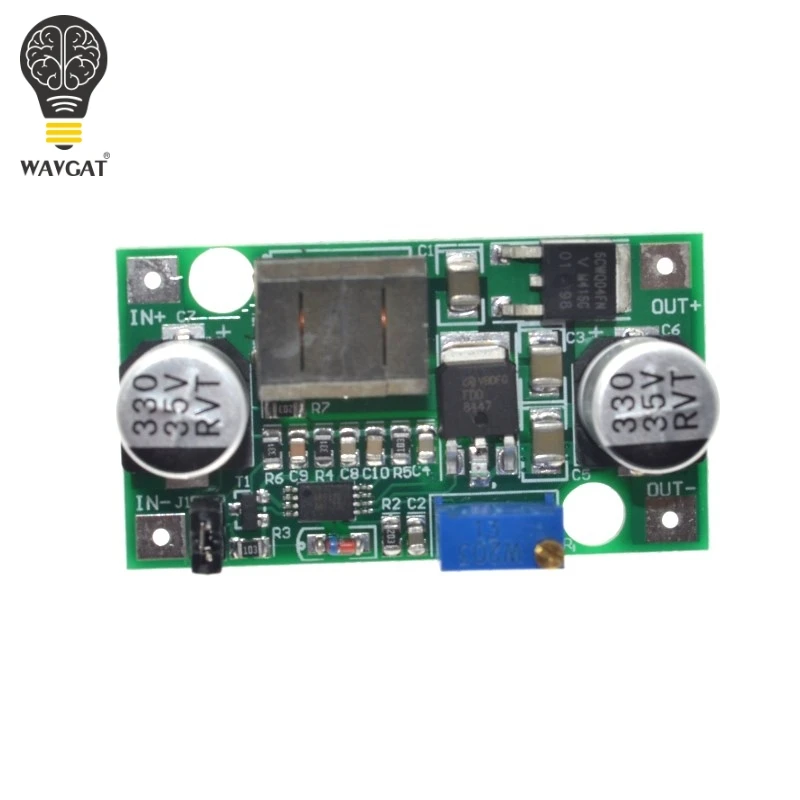 WAVGAT DC шаг вверх вниз Модуль Boost и Buck Напряжение преобразователь 5 алюминиевая