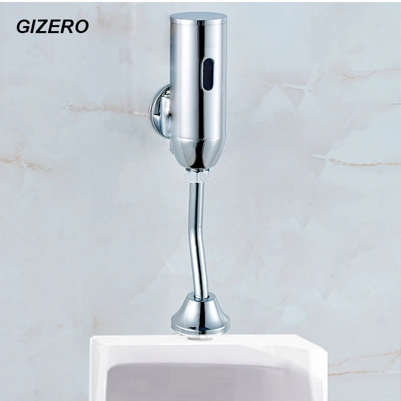 Смыватель писсуара ZR1029 настенный хромированный полированный латунный писсуар с