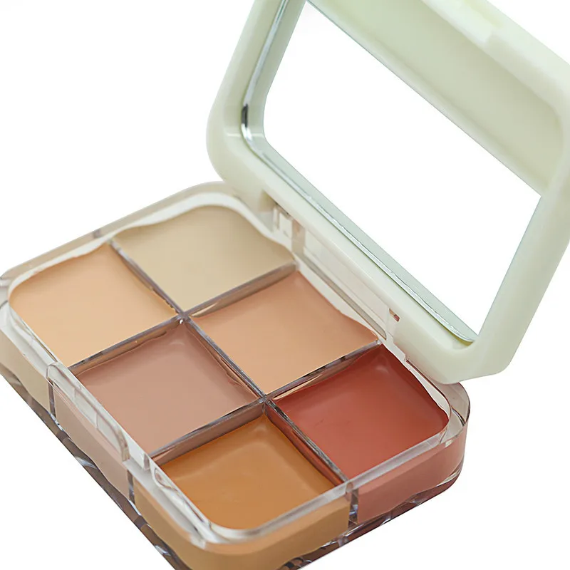 Профессиональная Косметика Макияж 6 цветов контурная Палитра 2 варианта консилер