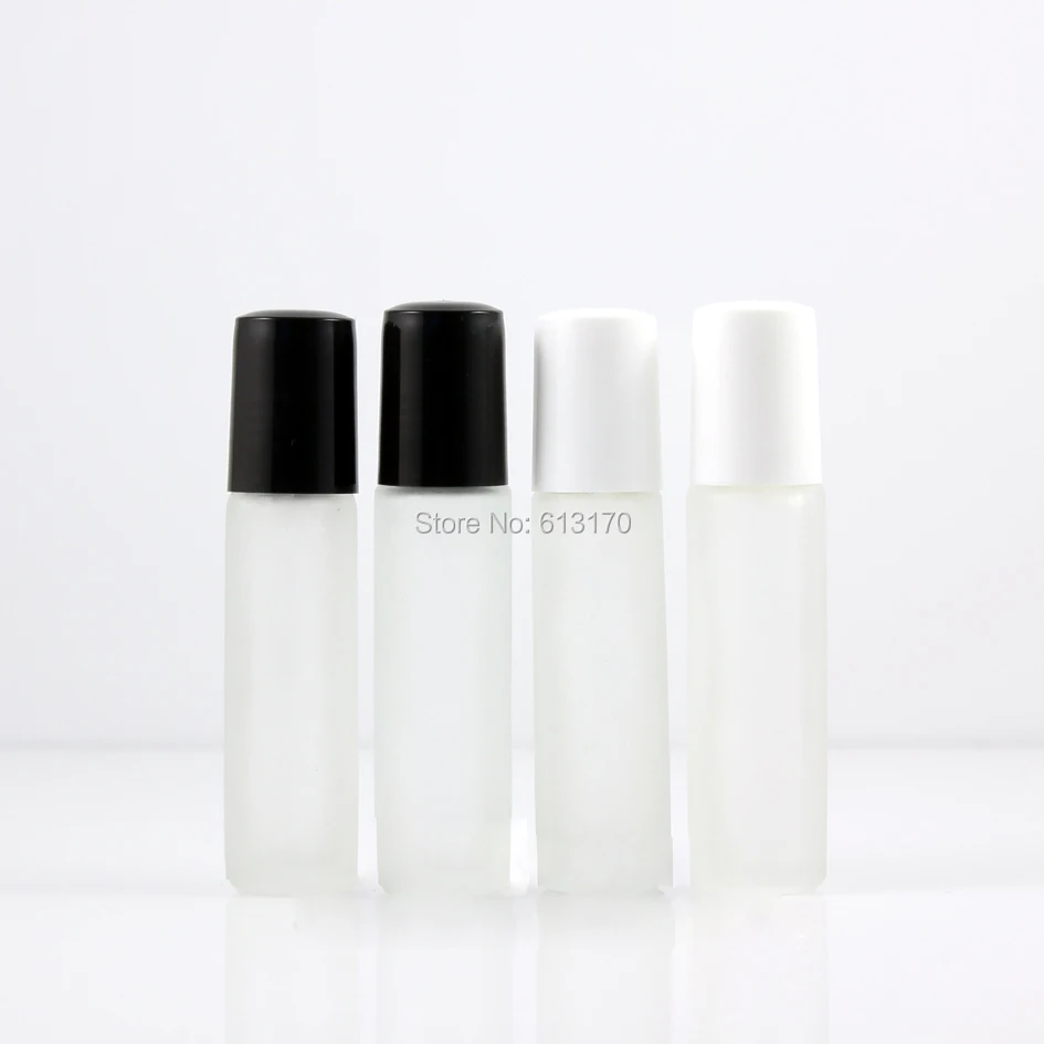 

Oil Bottle Glass Roller Sample Vial Metal Black,white 10ml Frosted Clear Empty Essential Did Mini Small Roll In 8ml 8ml,10ml