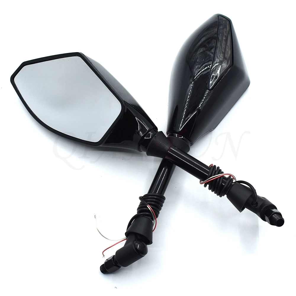 

Motorcycle LED Turn Lights Side Mirrors Turn Signal Indicator Rearview Mirror For YAMAHA YZF-R25 YZF-R3 YZF R25/R3 YZF R6 R6 R6S