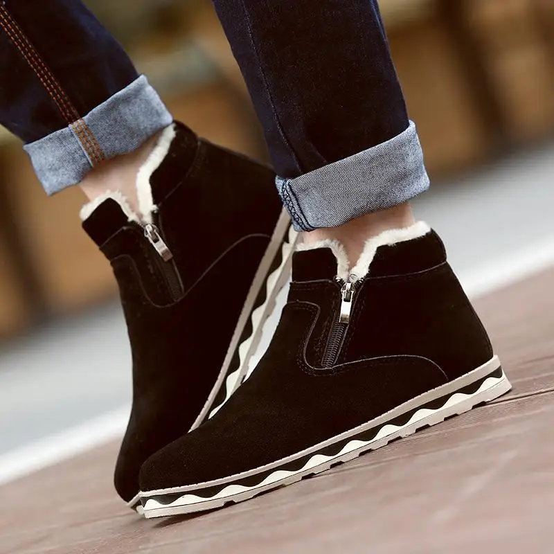 2017 новые зимние теплые удобные мужские ботинки для отдыха|boots men|winter warmboots boots |