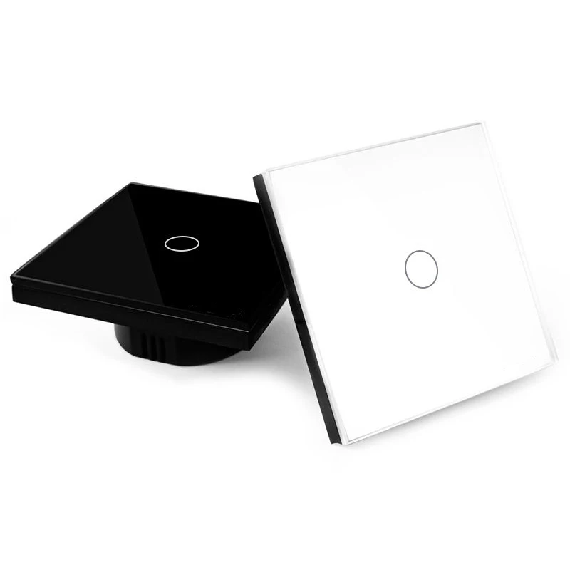 2017 EU Standard Touch Switch 1 Gang Way wall Light Screen Crystal Glass Panel With LED | Обустройство дома