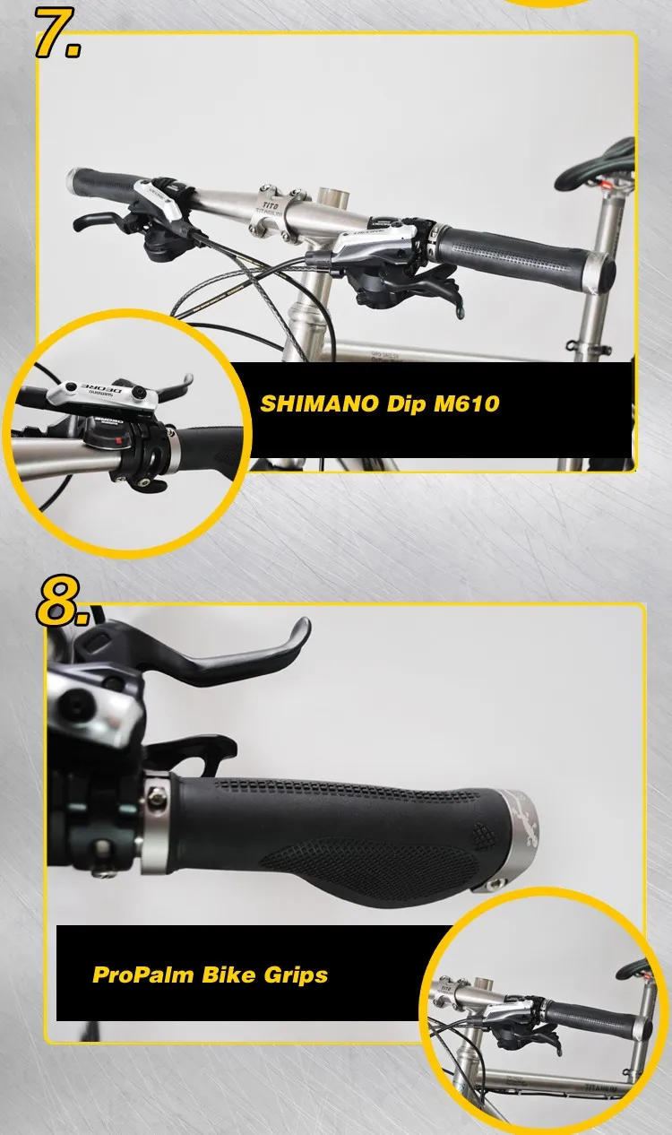 TiTo титановый сплав MTB велосипед 26 27,5 колесная M610 костюмы 30 скоростей Сверхлегкий 11,93 кг титановый велосипед