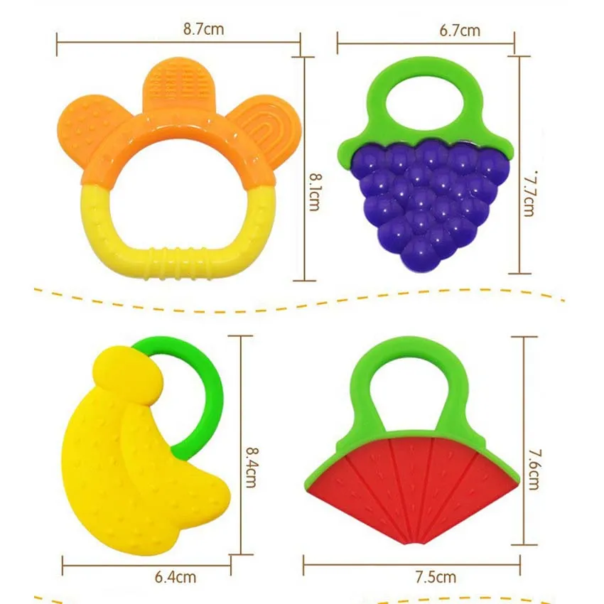 1 шт. детский силиконовый Прорезыватель для зубов|baby teether|bijtring babyteethers for babies |
