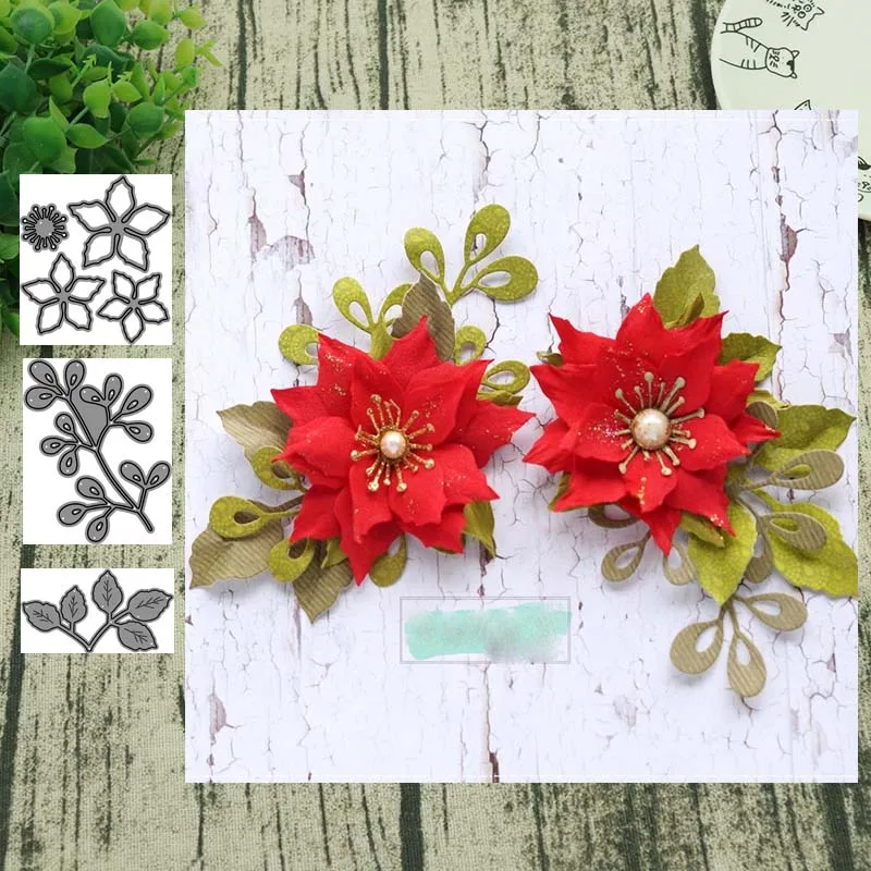 Новый дизайн металлические Вырубные штампы цветок № 3 украшение для