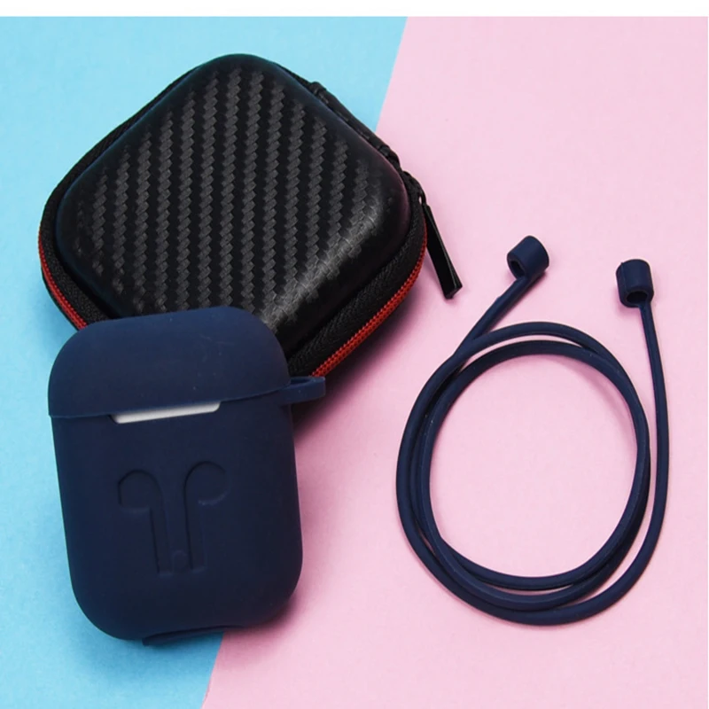 2019 Новинка 7в1 tws bluetooth гарнитура силиконовый чехол беспроводные наушники защита