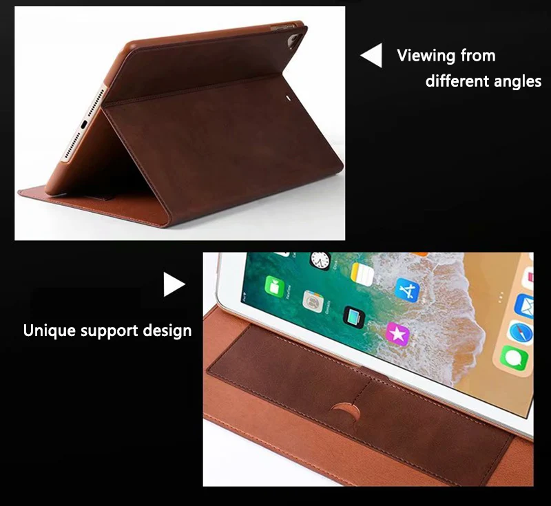 Ультра Премиум кожаный чехол портфель для ipad air/2/ipad 9 7 2017/2018/iPad pro Ретро Авто
