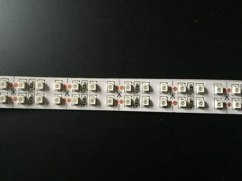 5 м 1200 светодиодный 3528 smd гибкий светильник 240 s/M с двойным рядом камней