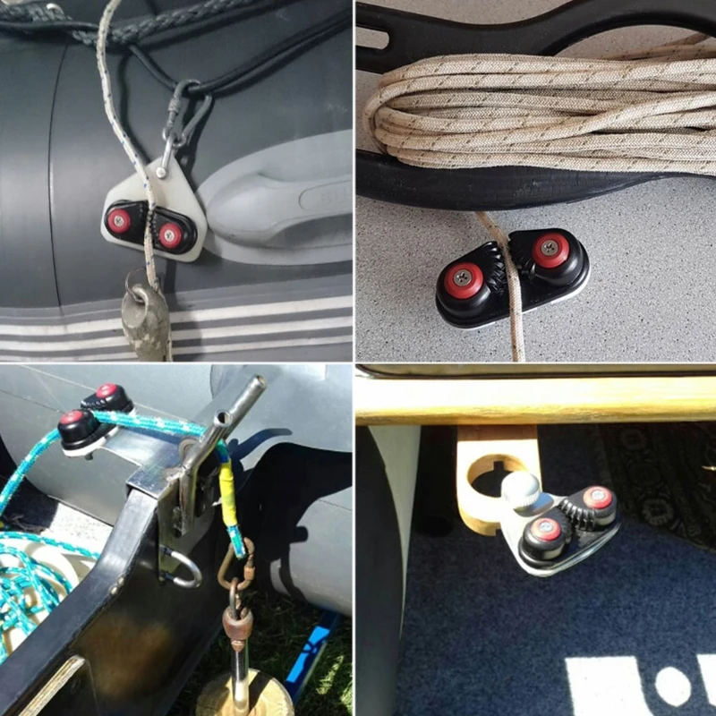 Черный алюминиевый нейлоновый шнур с зажимом клипса аксессуары для лодки Каяка |