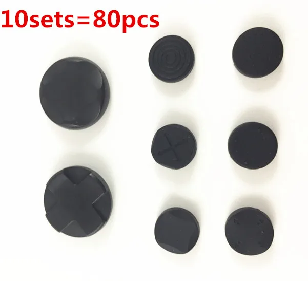 10 наборов перекрестных кнопок + функциональных 6 шт. силиконовых колпачков для