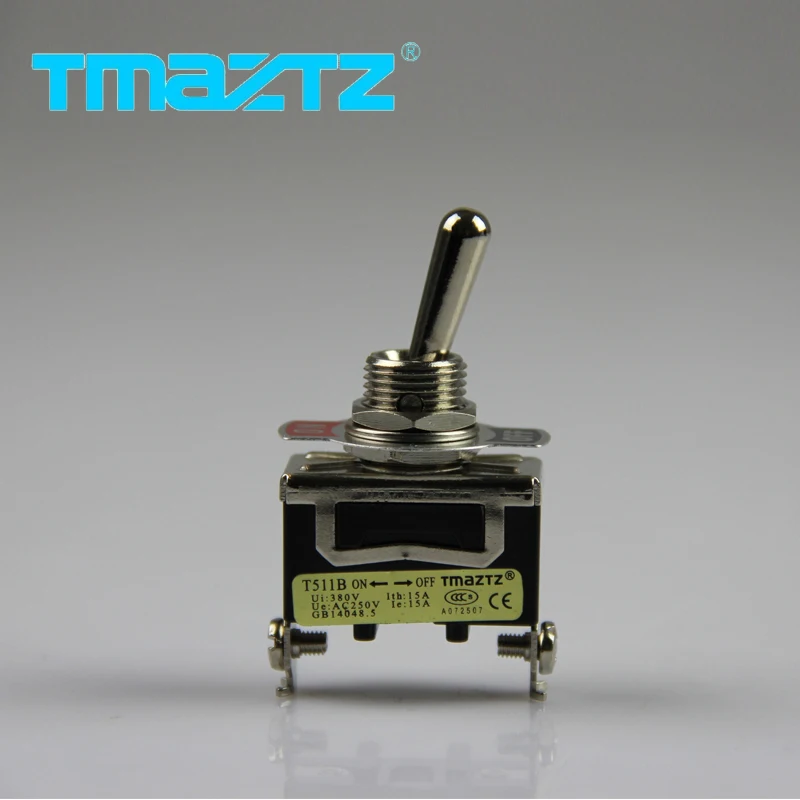 1 шт. TMAZTZ T511B 1021 переключатель с креплением на панель SPST 1P1T SP1T 1PST ВКЛ./ВЫКЛ. Два 2