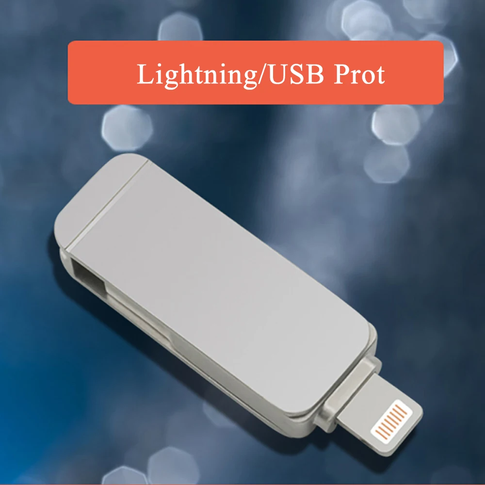 USB флеш накопитель 2 в 1 вращающийся на 360 градусов 64/128 ГБ 16/32 ГБ|USB флэш-накопители| |