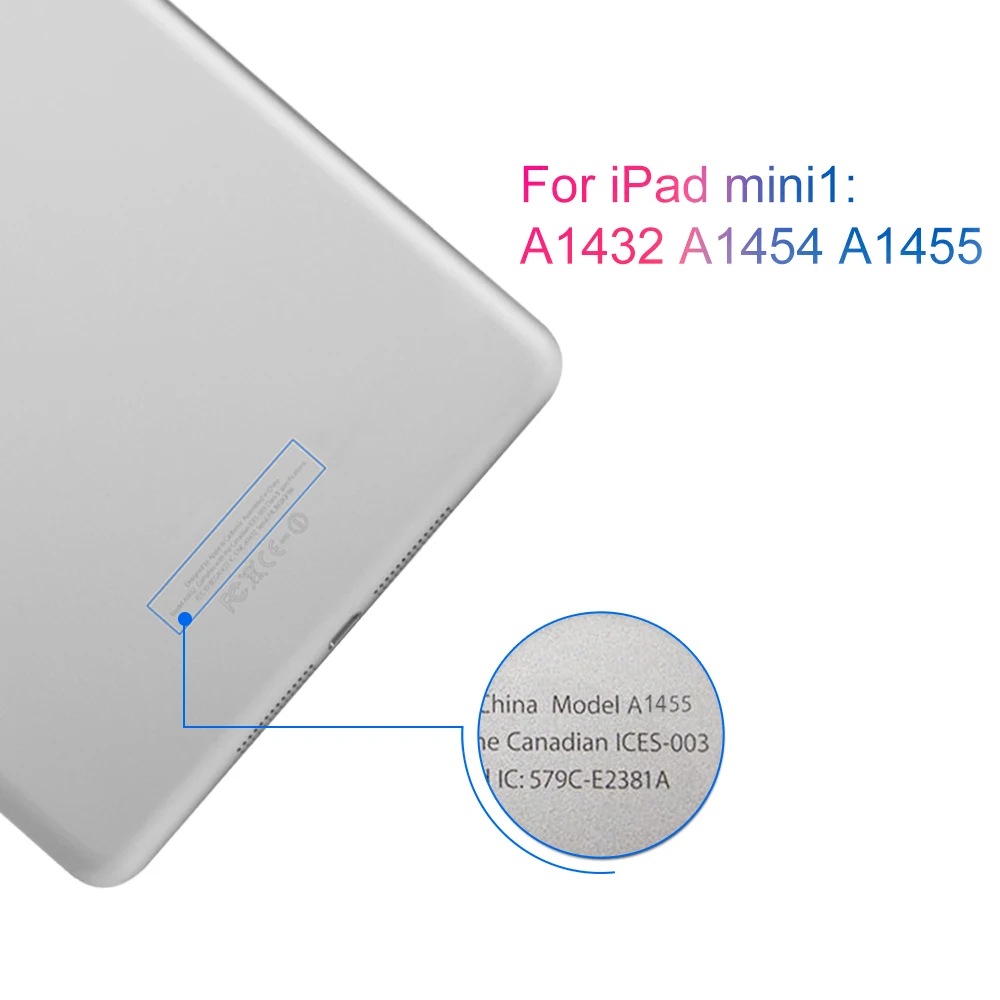 Без битых пикселей ЖК-дисплей для iPad Mini 1 mini1 A1432 A1454 A1455 ЖК-дисплей Дисплей матрица Экран планшетный ПК с складным дизайном, Ремонт Замена для iPad Mini