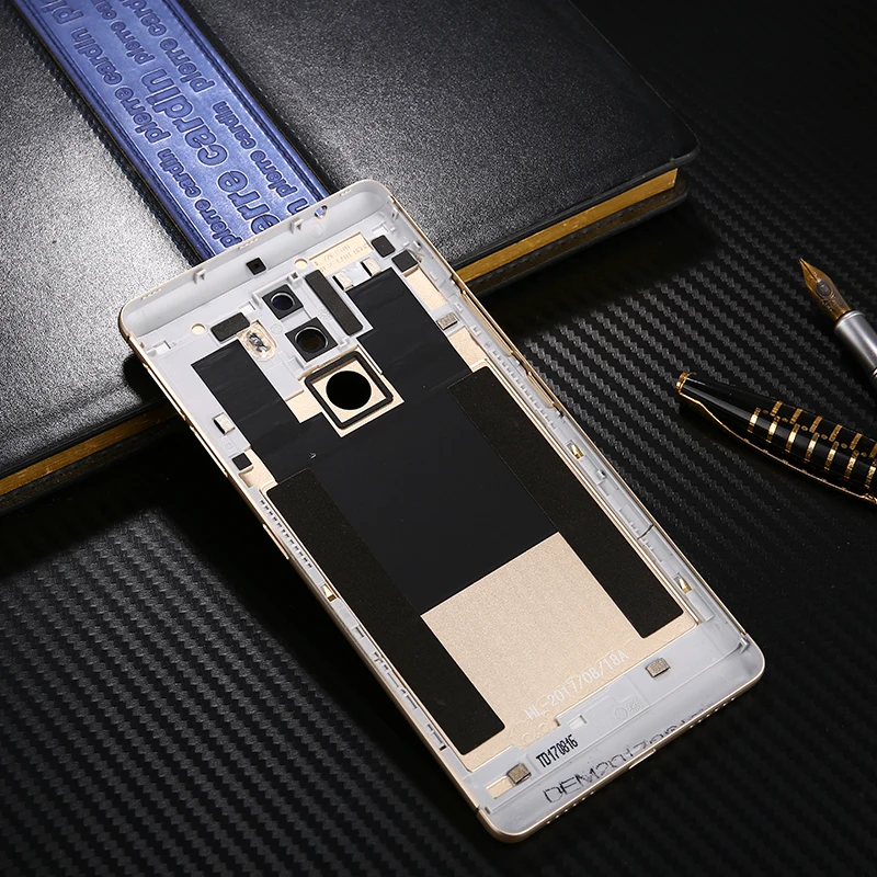 Original Cover Case for Lenovo K8 Plus Metal Back Battery Housing Replacement Parts Power Volume Buttons + Camera Lens | Мобильные