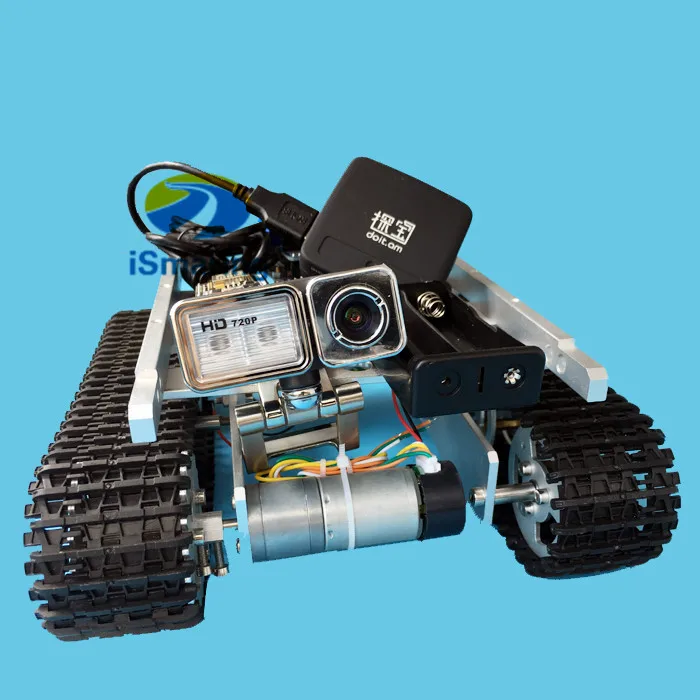 Официальный iSmaring видеомонитор робот фотошасси совместимый с Arduino от Openwrt Router