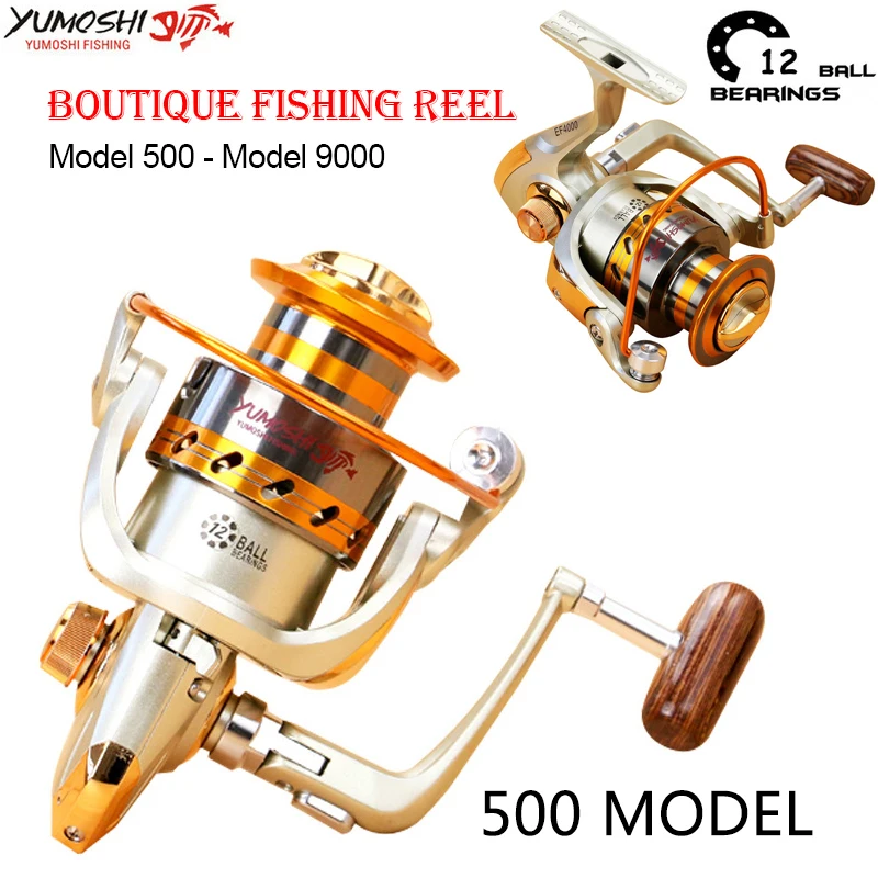 Yumoshi EF500 9000 металлическая катушка для рыбалки на карпа выстрел Кастинг Карп