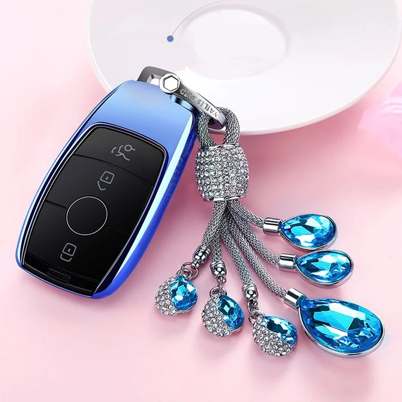 2019 новый мягкий ТПУ чехол для ключа автомобиля с дистанционным управлением Mercedes