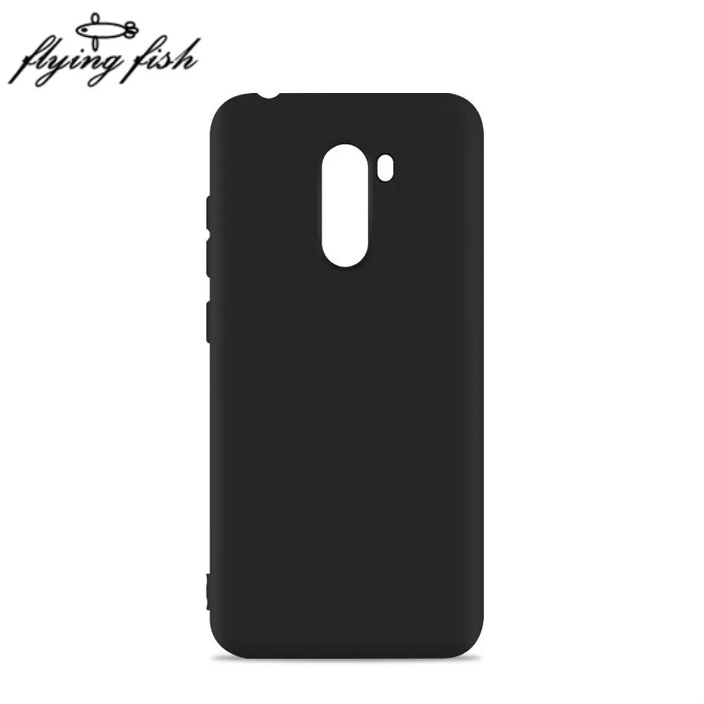 ПОКО F1 ТПУ силиконовый чехол для Xiaomi Pocophone матовый черный назад случаи рука