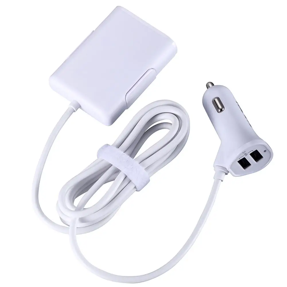 4 Порты 2 AUSB 5 цветов автомобиля Зарядное устройство Универсальный USB быстрый