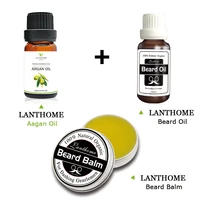lanthome natural beard growth fluid bushy male hair long beard growth fluid strengthen the beard fast wax for beard and mustache