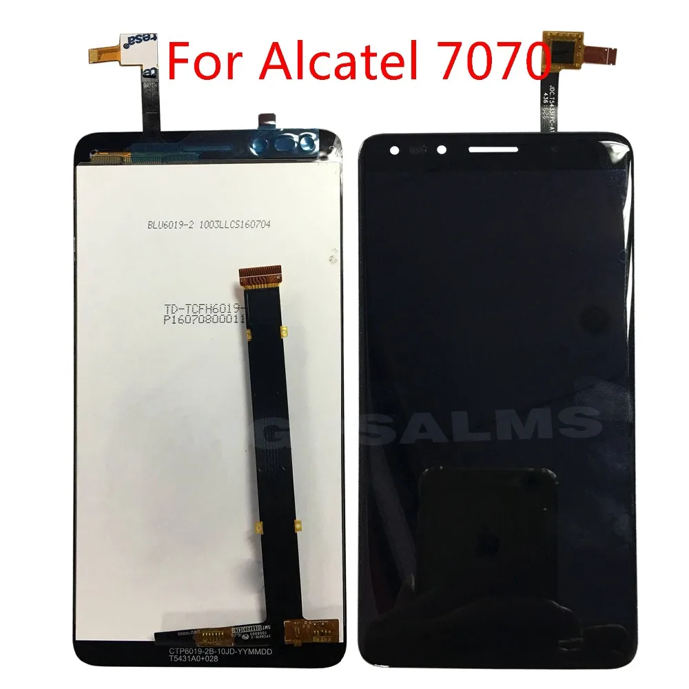 6 0 дюймов для Alcatel Pop 4 &quot7070 OT 7070 OT7070 7070X 7070Q 7070A 7070I Полный ЖК дисплей + сенсорный