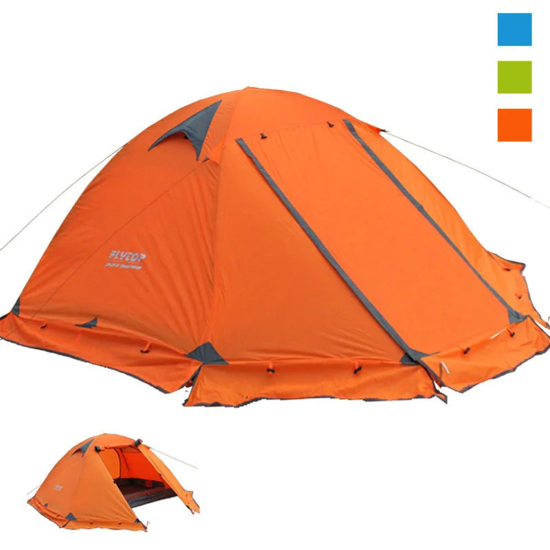 Фото Flytop походная палатка Водонепроницаемая 2 4 человека двухслойная сезонная зимняя