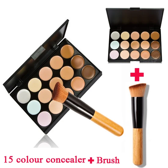 Новый профессиональный Уход за кожей лица База Макияж 15 Цвет Корректоры для