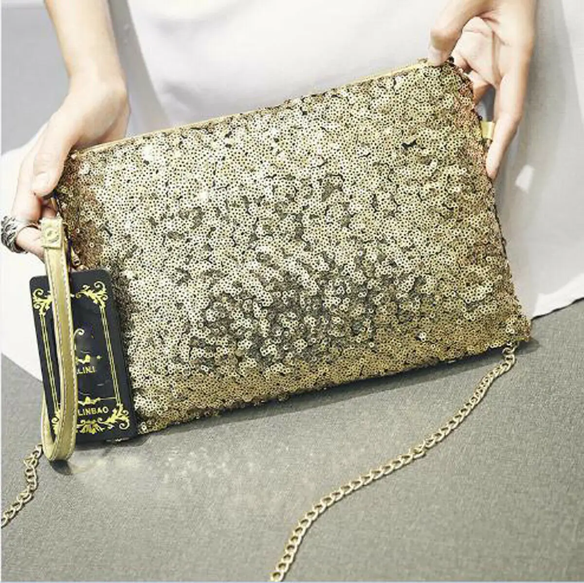 Новинка 2019 лидер продаж Женский вечерний кошелек с металлической цепочкой