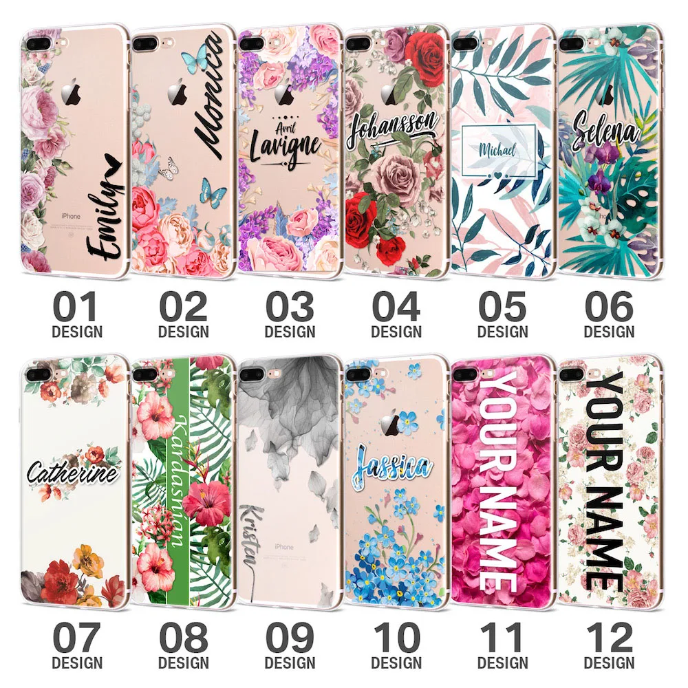 Чехол для iPhone 5 5S 6 6S 7 8 Plus X Мягкий ТПУ чехол на заказ Samsung S7 S8 S9 Huawei P9 P10 P20 Lite|Бамперы|