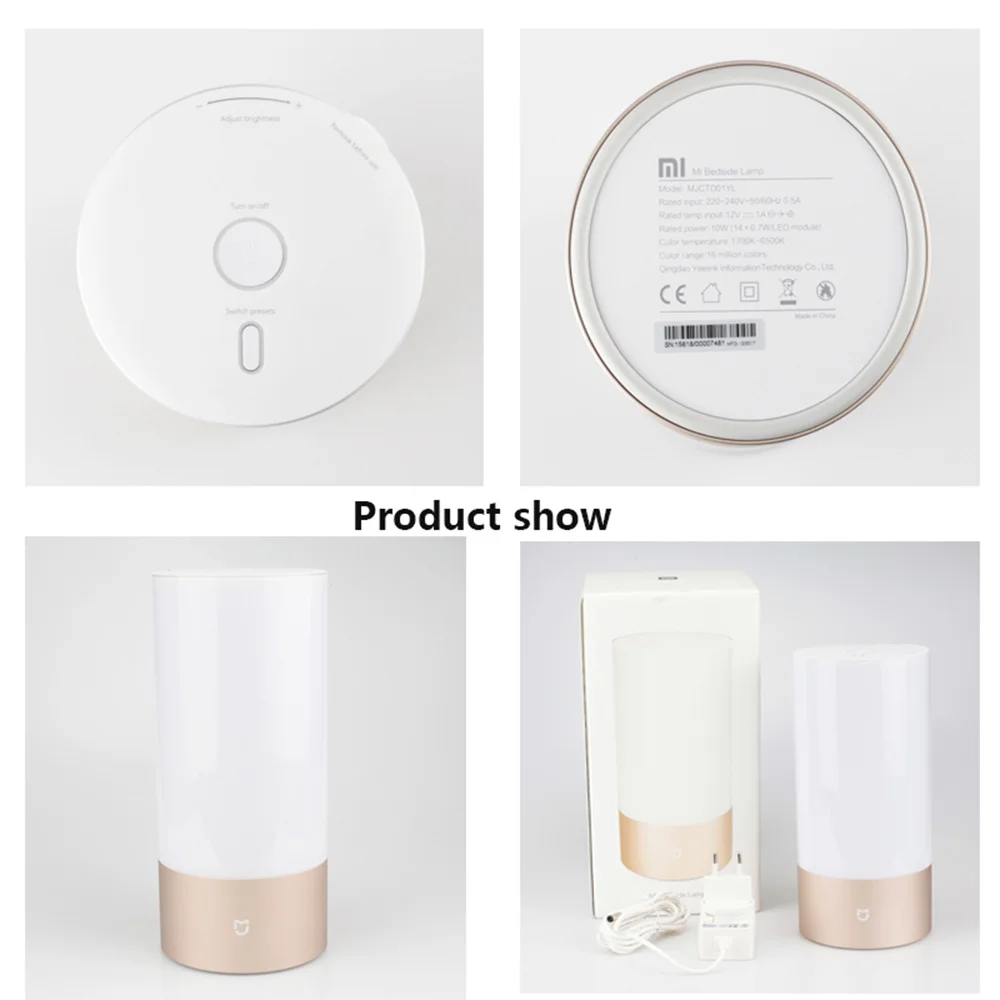 English Version Xiaomi Mijia Yeelight LED Light Bedside Lamp Smart Indoor Night Touch Control App | Освещение