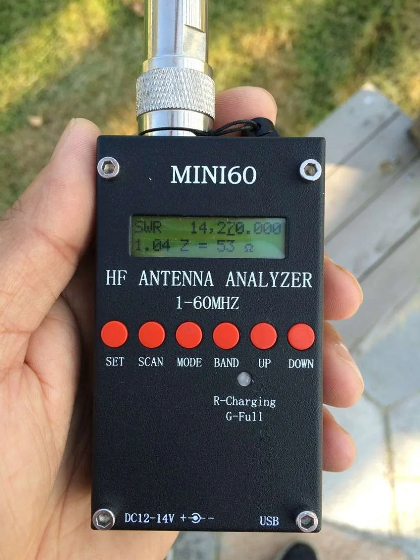 Новое поступление 2018 года! Android Сарк-100 Mini60 ВЧ АНТ КСВ антенны анализатор Bluetooth 1-60